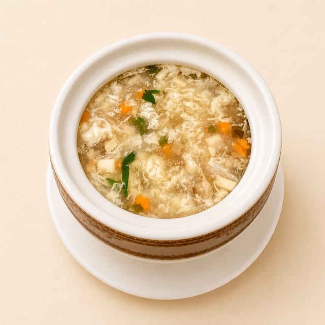 Ginkgo Beef Soup / 银杏牛肉羹.