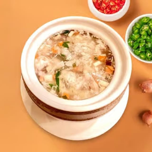 Ginkgo Beef Soup / 银杏牛肉羹.