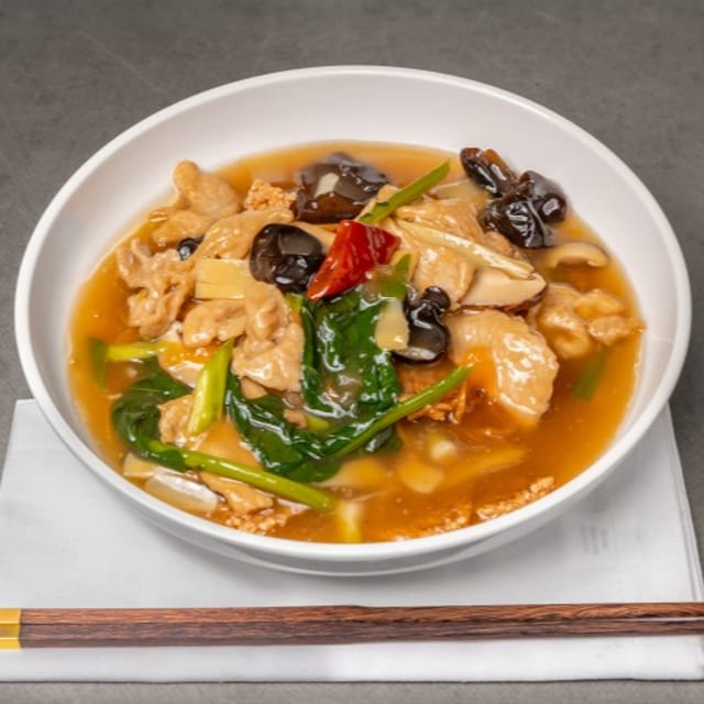 Pork with Crispy Rice / 锅巴肉片.