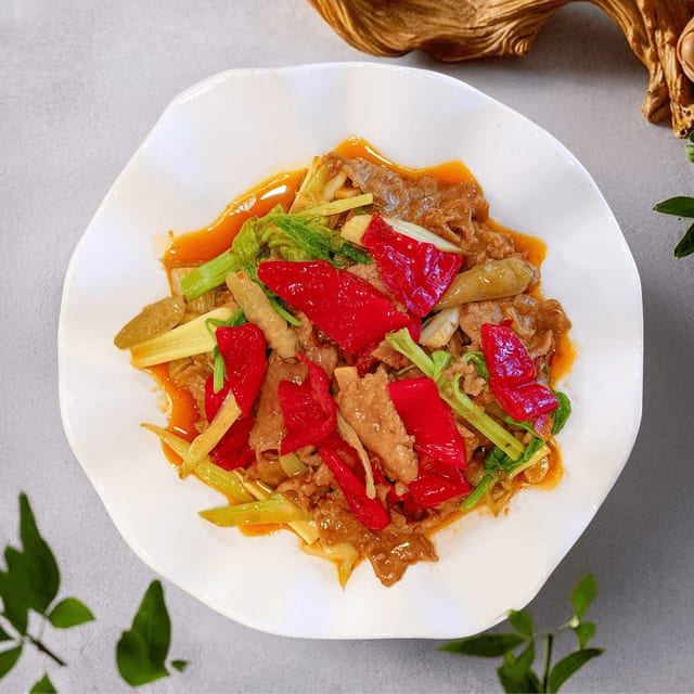 Sichuan Pickled Pepper Beef / 泡椒牛肉.